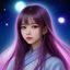 追星小白用户头像，年轻女性，笑容明朗